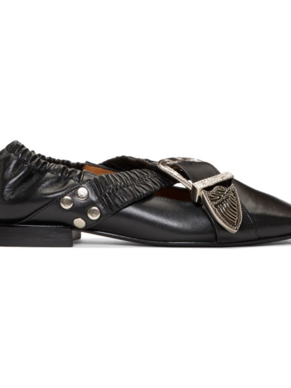 Toga Pulla Black ballet flats - Picture 2 of 5